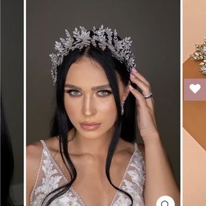 Swarovski Bridal hairpiece, unworn